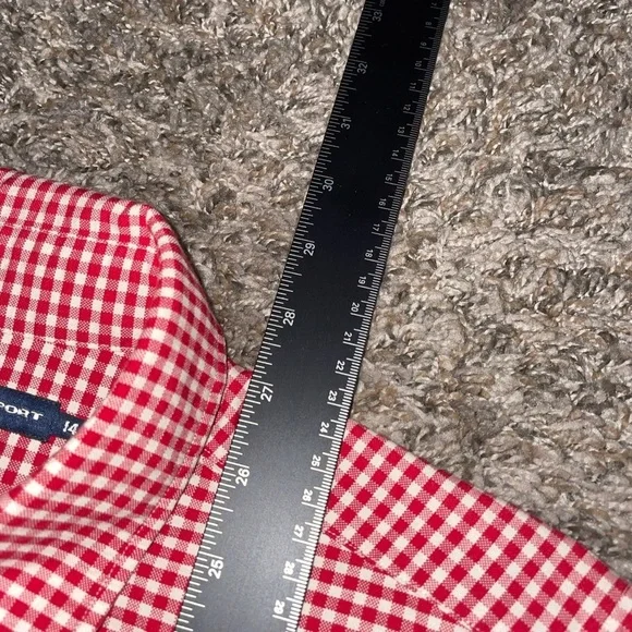 Vintage 90s Ralph Lauren Sport Checked Button Down Polo Shirt - Picture 4 of 5